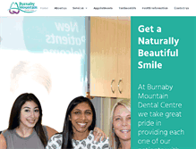 Tablet Screenshot of burnabymountaindental.com